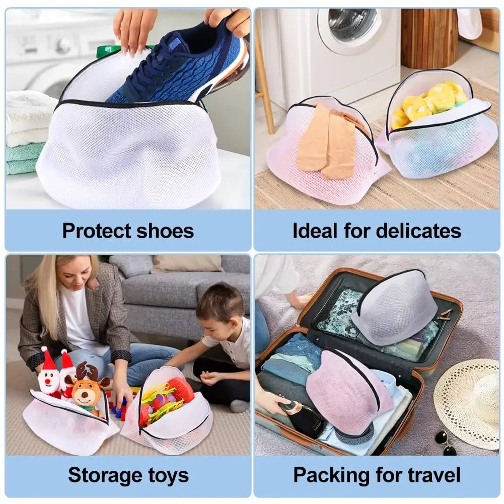 Sneaker Laundry Bag – Durable Mesh Shoe Washing Bag for Machine Wash & Storage