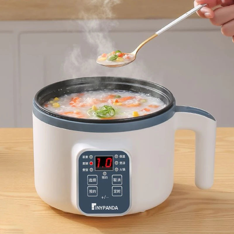 Mini Electric Rice Cooker – Single/Double Layer Smart MultiCooker for 1–2 People