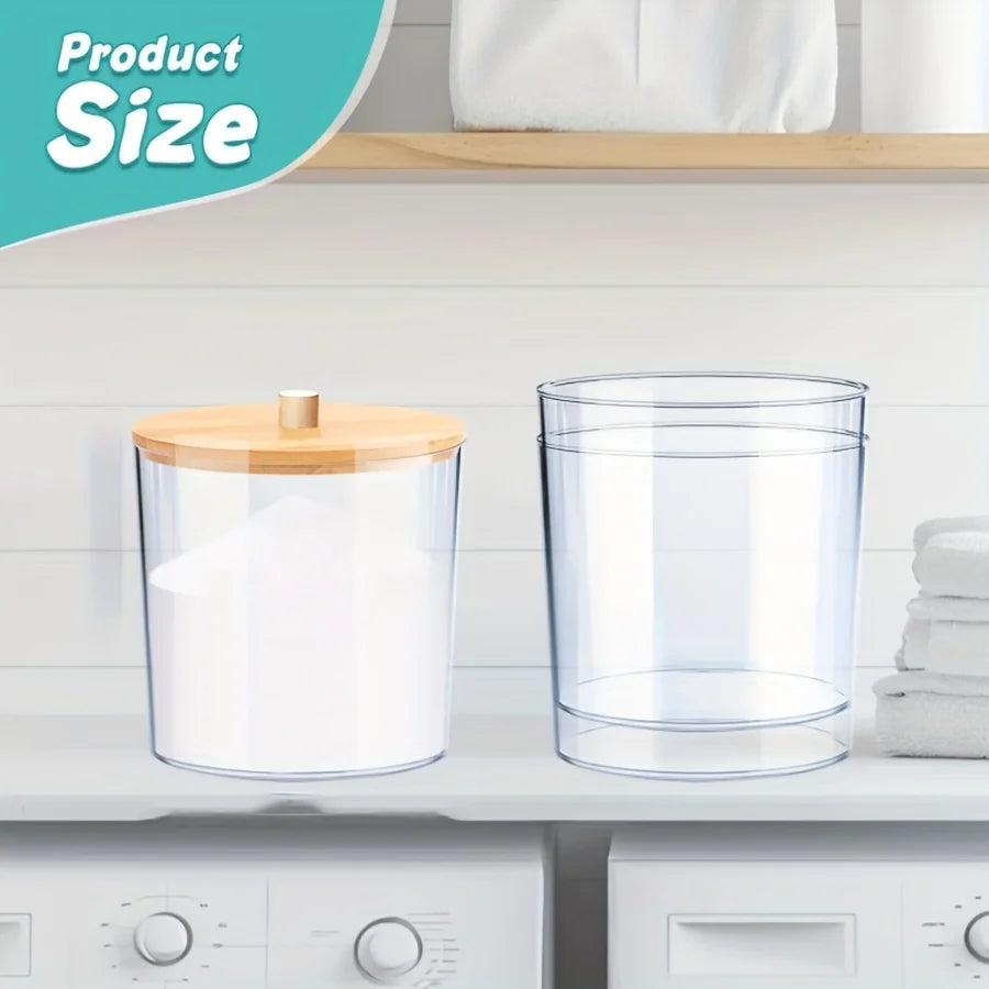 Laundry Storage Container – Large Acrylic Box for Detergent Pods, Powder & Scent Boosters