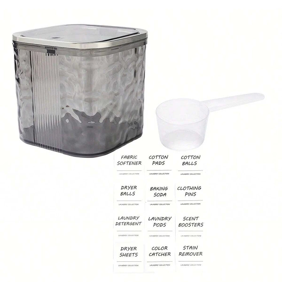 Laundry Pods Container with Lid – Storage Box for Laundry & Dishwasher Pods