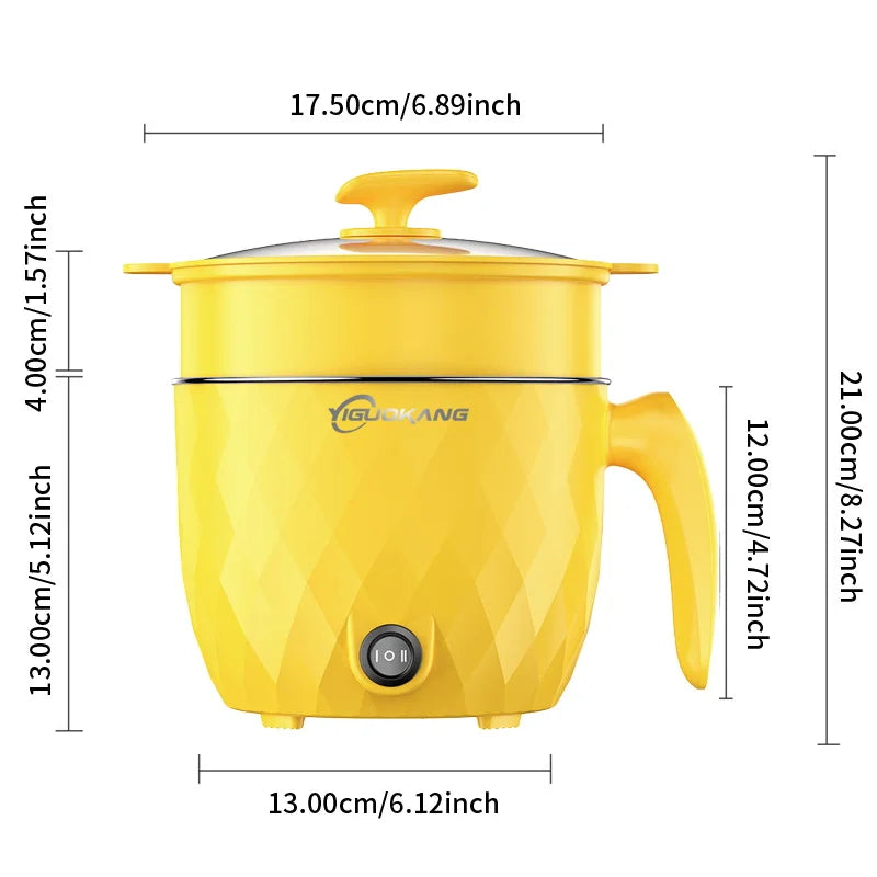 1.8L Multifunctional Electric Rice Cooker – Mini Non-Stick MultiCooker for Home & Kitchen