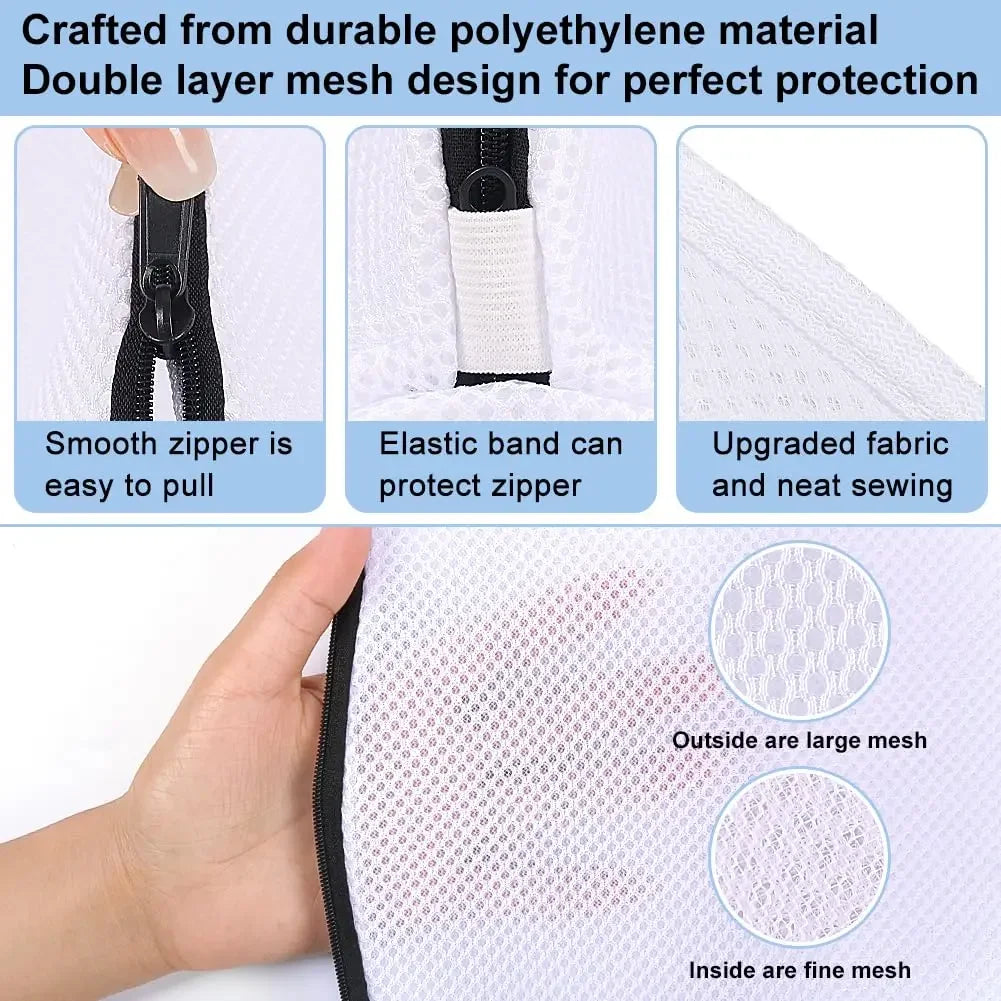 Sneaker Laundry Bag – Durable Mesh Shoe Washing Bag for Machine Wash & Storage