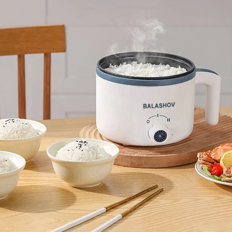 Mini Electric Rice Cooker – Single/Double Layer Smart MultiCooker for 1–2 People