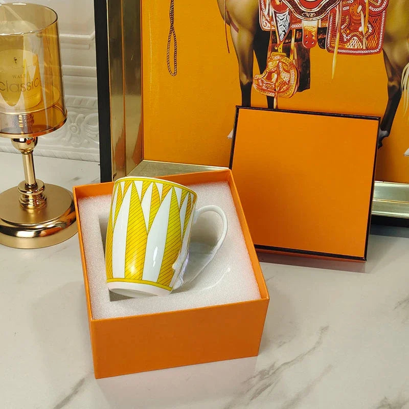 Elegant Bone China Tableware Set – Creative European Plates, Cups & Gift Set for Home Dining