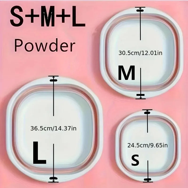 3-Pack Folding Wash Basin – Space-Saving Laundry, Dish & Fruit Storage Tubs for Home & Travel