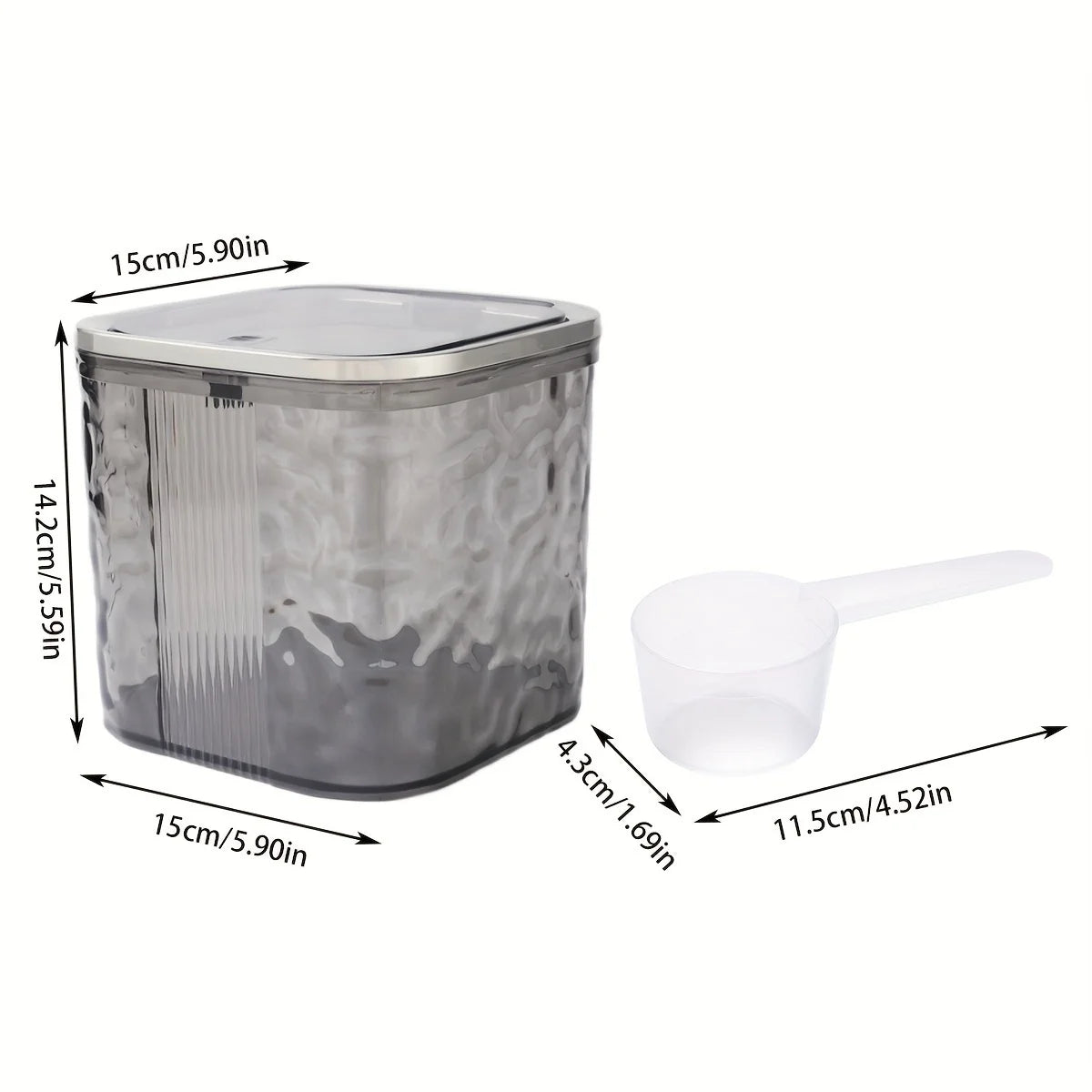 Laundry Pods Container with Lid – Storage Box for Laundry & Dishwasher Pods