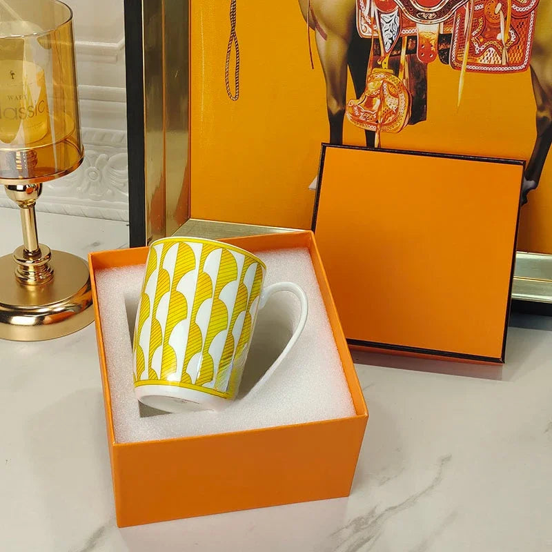 Elegant Bone China Tableware Set – Creative European Plates, Cups & Gift Set for Home Dining